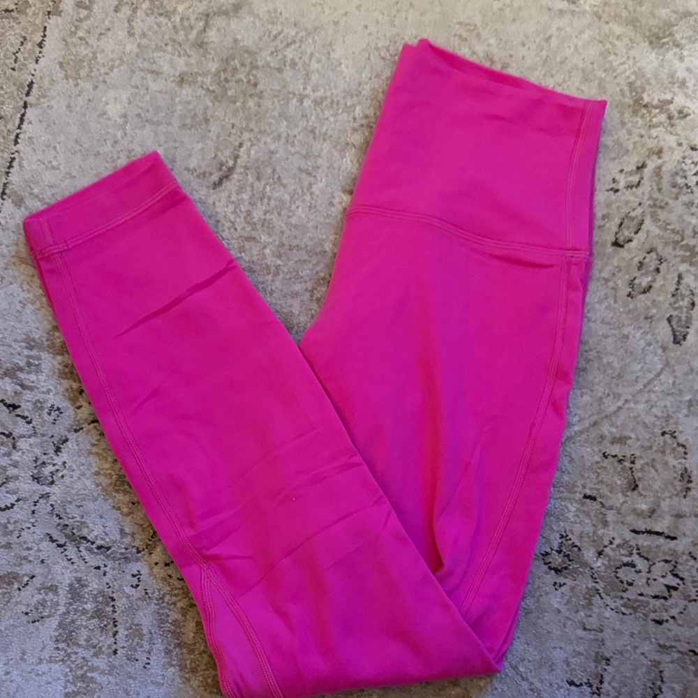 lululemon lined bright Pink Leggings